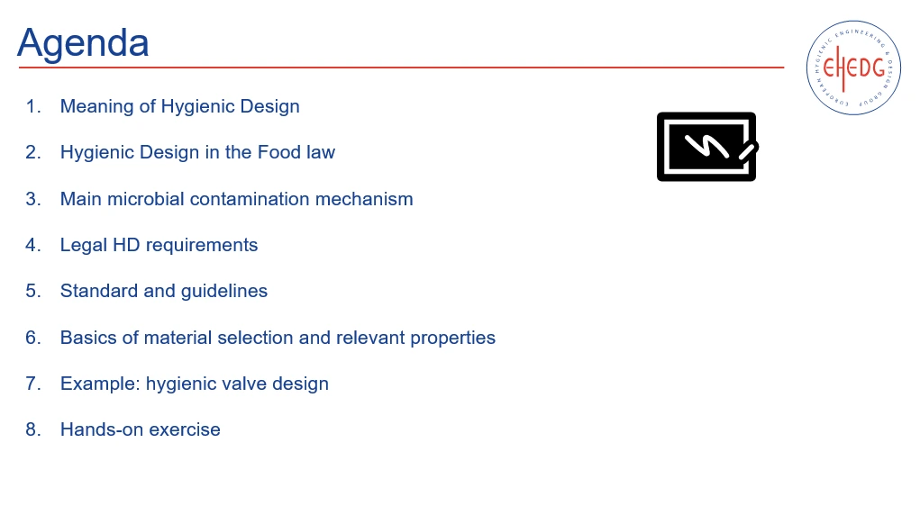 Seminario Fundamentals of Hygienic Design Università Cattolica del Sacro Cuore
